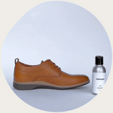 Gif of Leather and Sole cleaner being applied to shoe