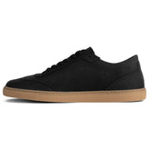 Atlas in Midnight black nubuck by Amberjack - Medial View