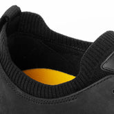 The Hybrid in Midnight Black Nubuck by Amberjack - Seamless Lining