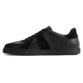The GAT in Obsidian full grain leather & suede medial view