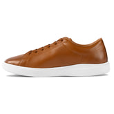 The Low-Top in Honey tan leather by Amberjack - Medial View