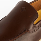 Vertically Source A-Grade Leather Chestnut & Cream Loafer