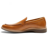 The Loafer by Amberjack in Honey Tan Leather - Medial View