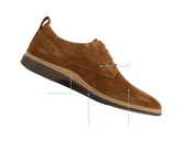 The Original Grizzly Dress Shoe by Amberjack - Product Diagram