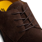 OG Walnut dark brown suede detail