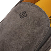 Carbon slip on water repellent italian suede