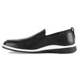 The Slip-On in Onyx by Amberjack - Medial View