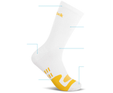 Dress Sock Ivory Labeled Diagram