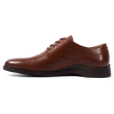 The Original Classic Dress Shoe by Amberjack in Chestnut Brown Leather - Medial View