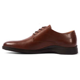The Original Classic Dress Shoe by Amberjack in Chestnut Brown Leather - Medial View