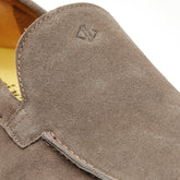Italian Suede on Slate Loafer