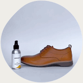 Gif of Refresher Spray being sprayed into inside of shoe